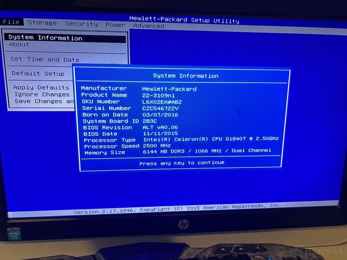 HP all in one - 4