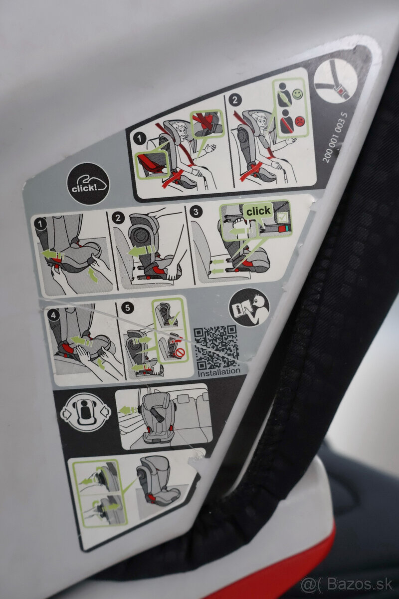 Autosedačka Britax Römer 15-36kg, Kidfix XP Black s isofixom - 4