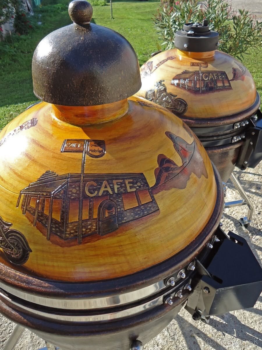 NOVÝ - Keramický grill Mr. Egg - Route 66 - 18" a 20" - 4