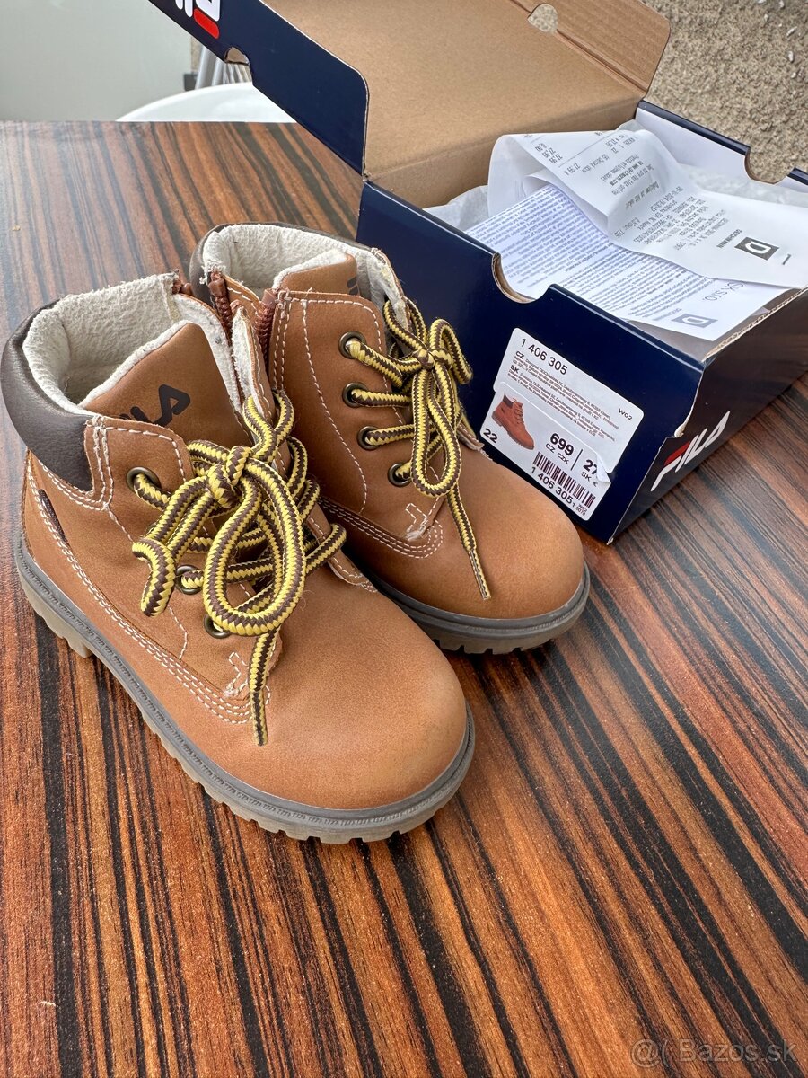 detské topánky Fila, veľkosť 22 - 4