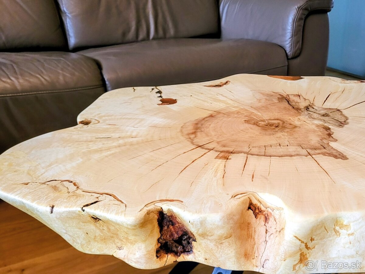 Konferenčný stolík z masivu javor - 4