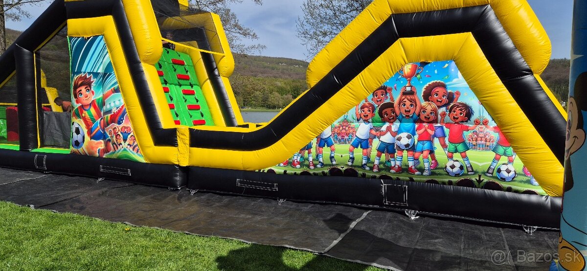 Ninja Futbal prekážková dráha - 4