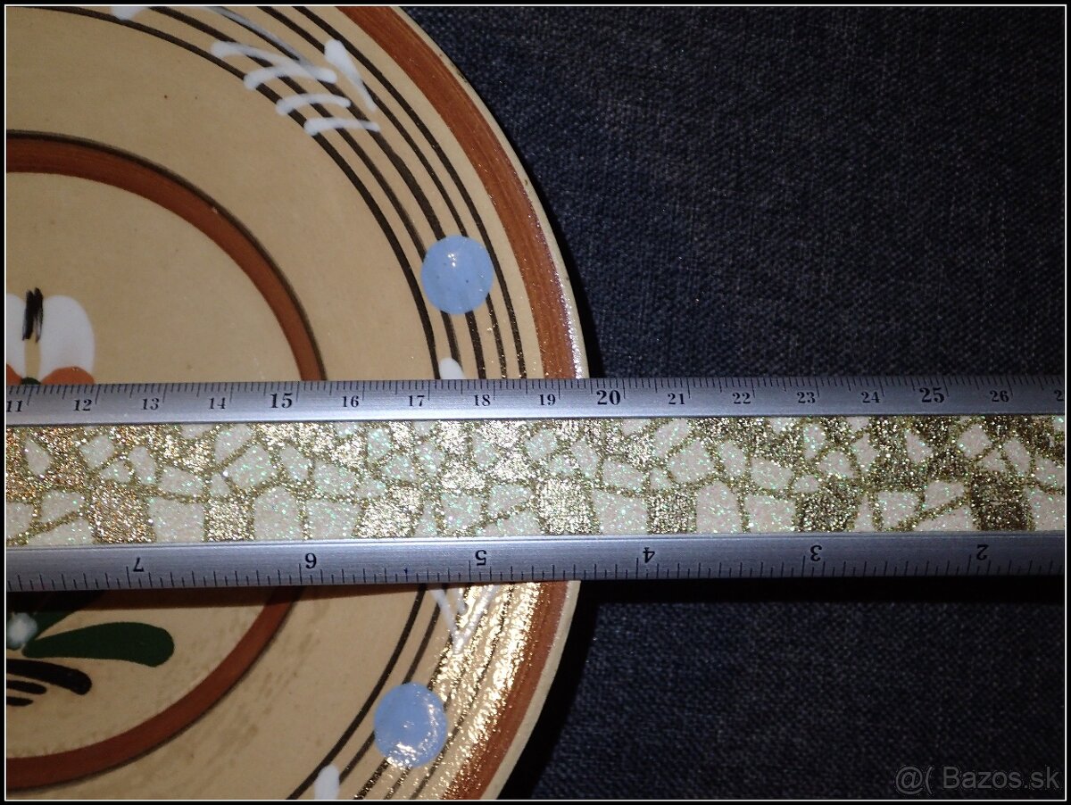 Dekoračný tanier s kvietkami - 4