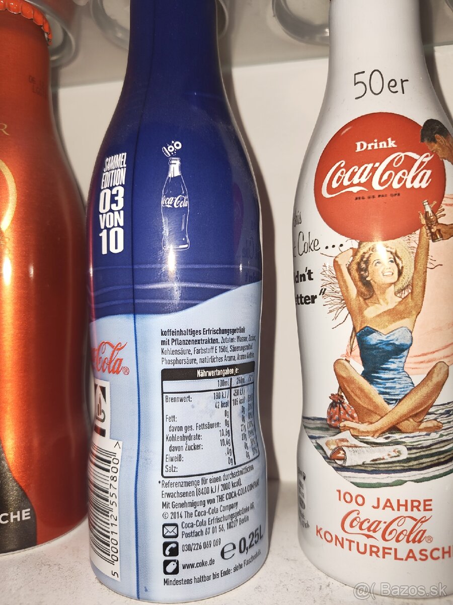 Coca cola hliníkové fľaše 100. Rokov - 4