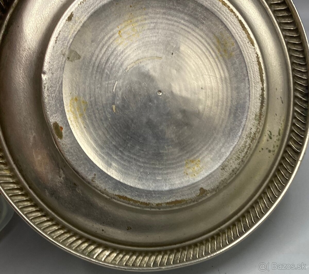 Sklenená dóza s kovovým tanierikom - 4