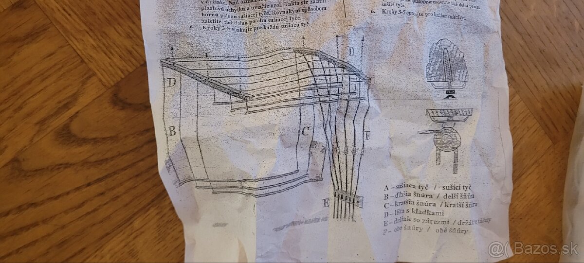 stropný sušiak - 4