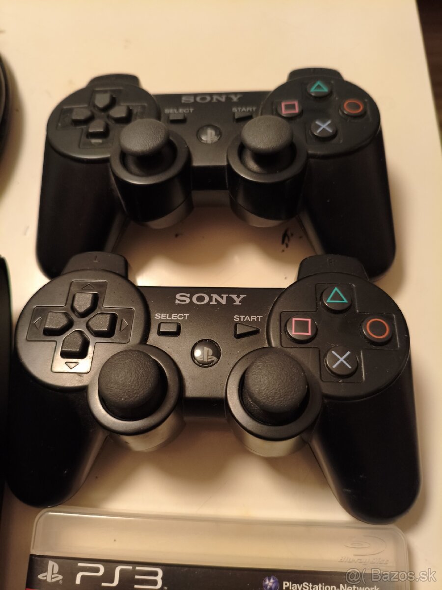 PS3 slim+2x or.ovladac+1x hra TOP STAV - 4