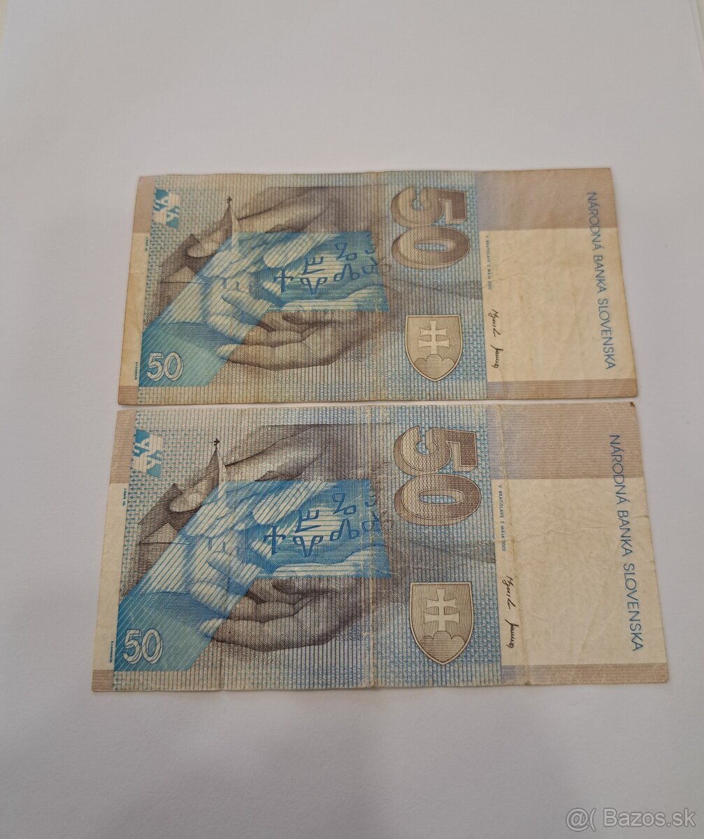 Bankovky Slovensko - 4