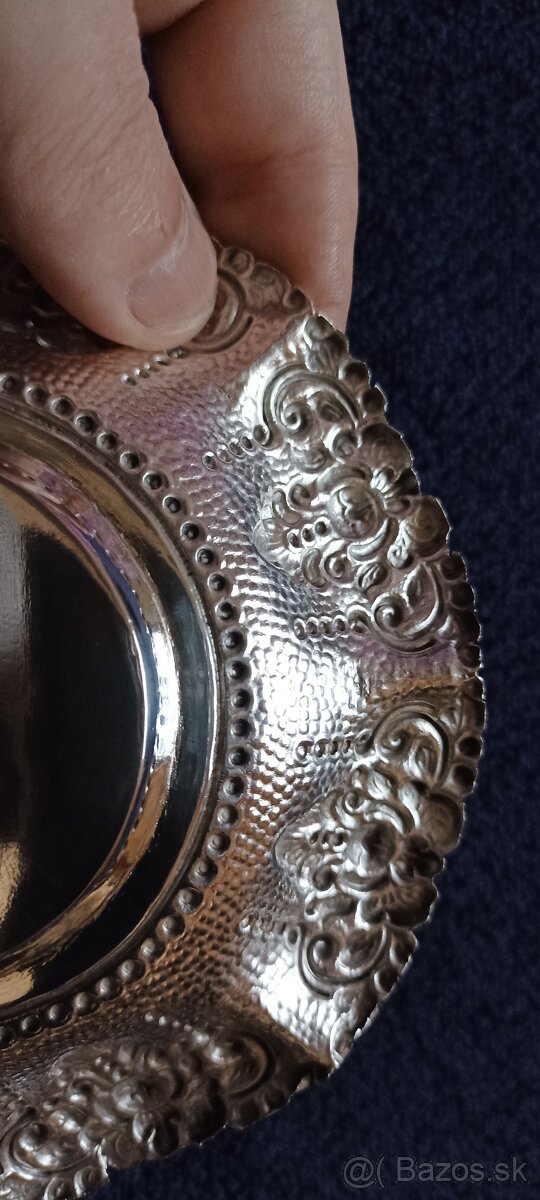 Investičné Striebro –dezertná miska/tanierik-87,7g - 4