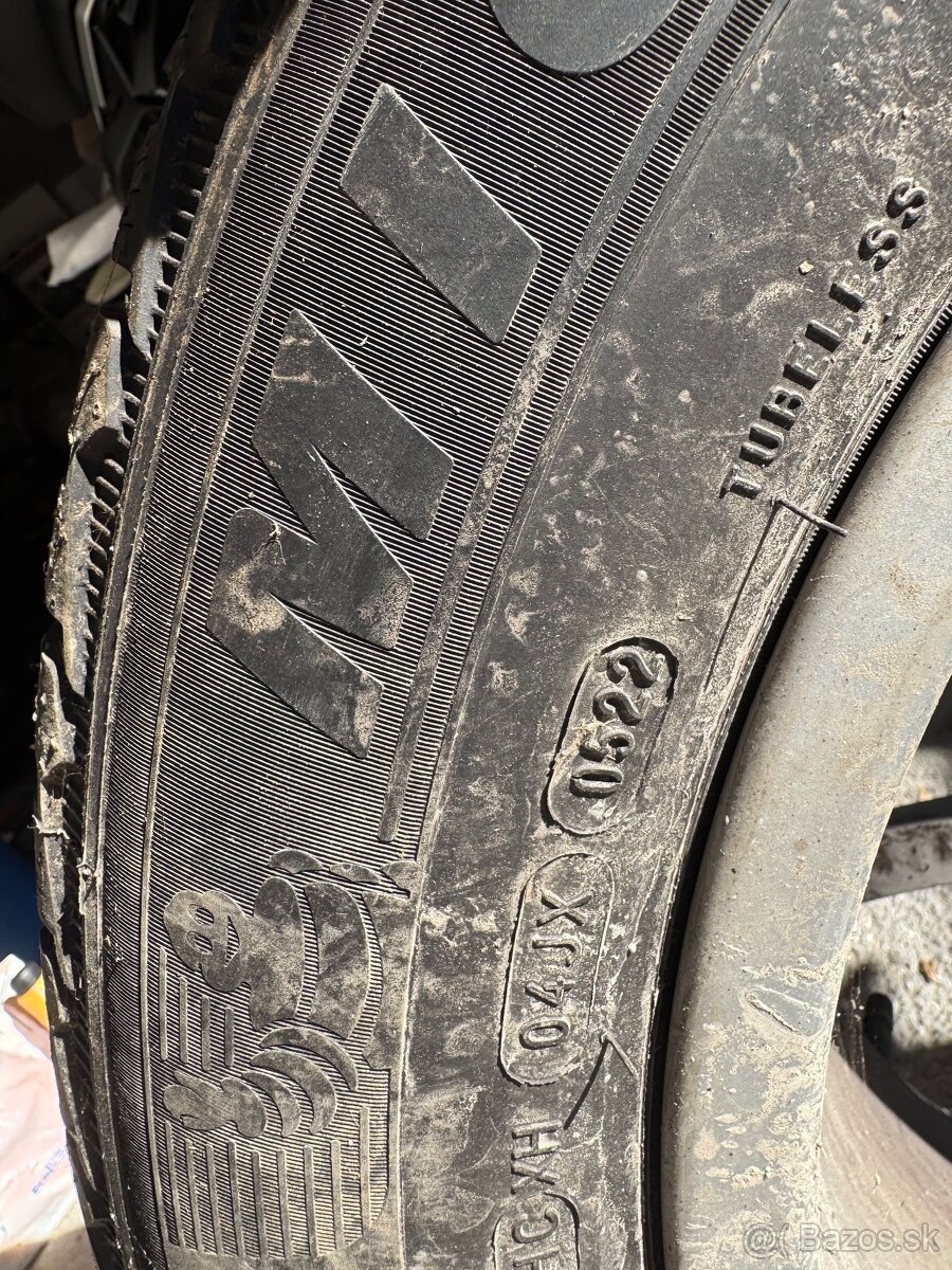 Audi R17 originál ALU disky + zimné pneu Michelin - 4