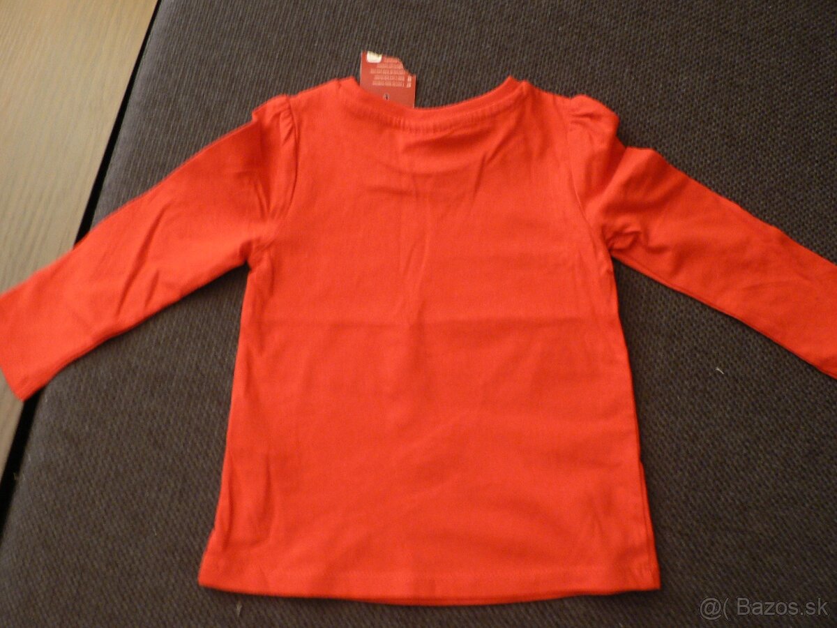 detské vianočné tričko s dlhým rukávom 80cm, 9-12 mesiacov - 4