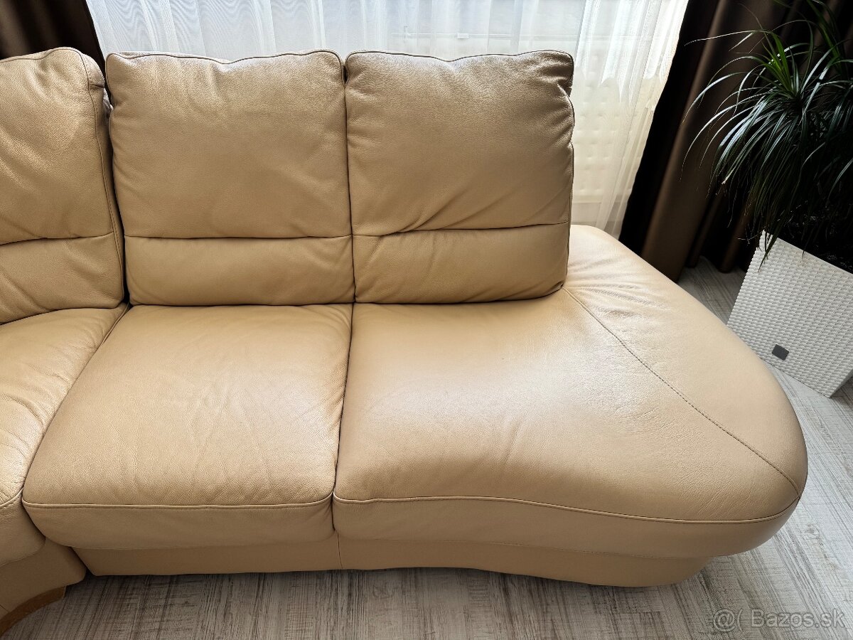 Kožená sedačka L - 4