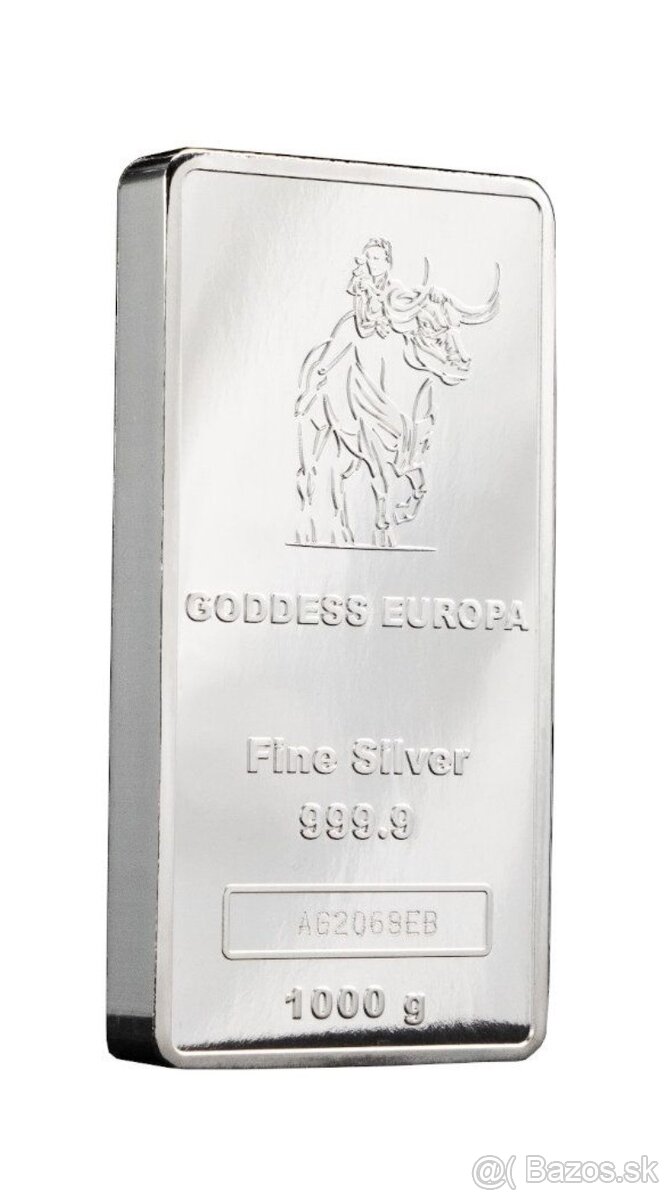 Investičné striebro, tehličky 1000 g. - 4