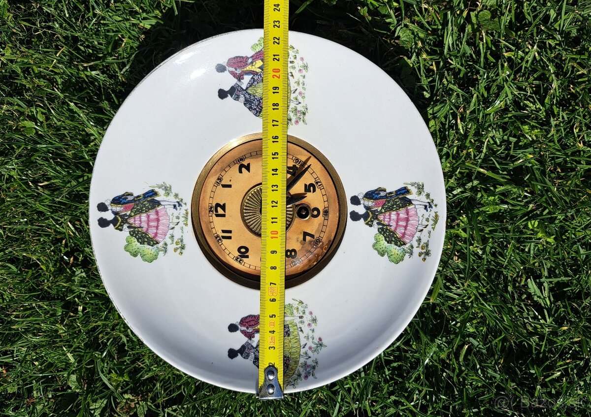 Porcelanove rokokove hodiny - 4