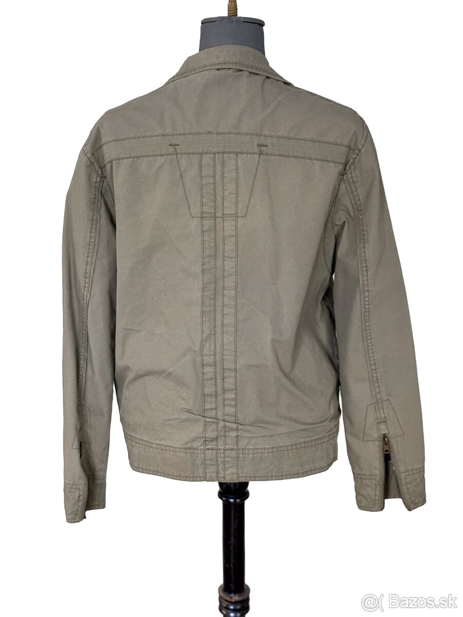 Béžová/piesková prechodná bunda - 4