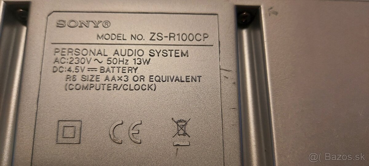Sony ZS-R100 - 4