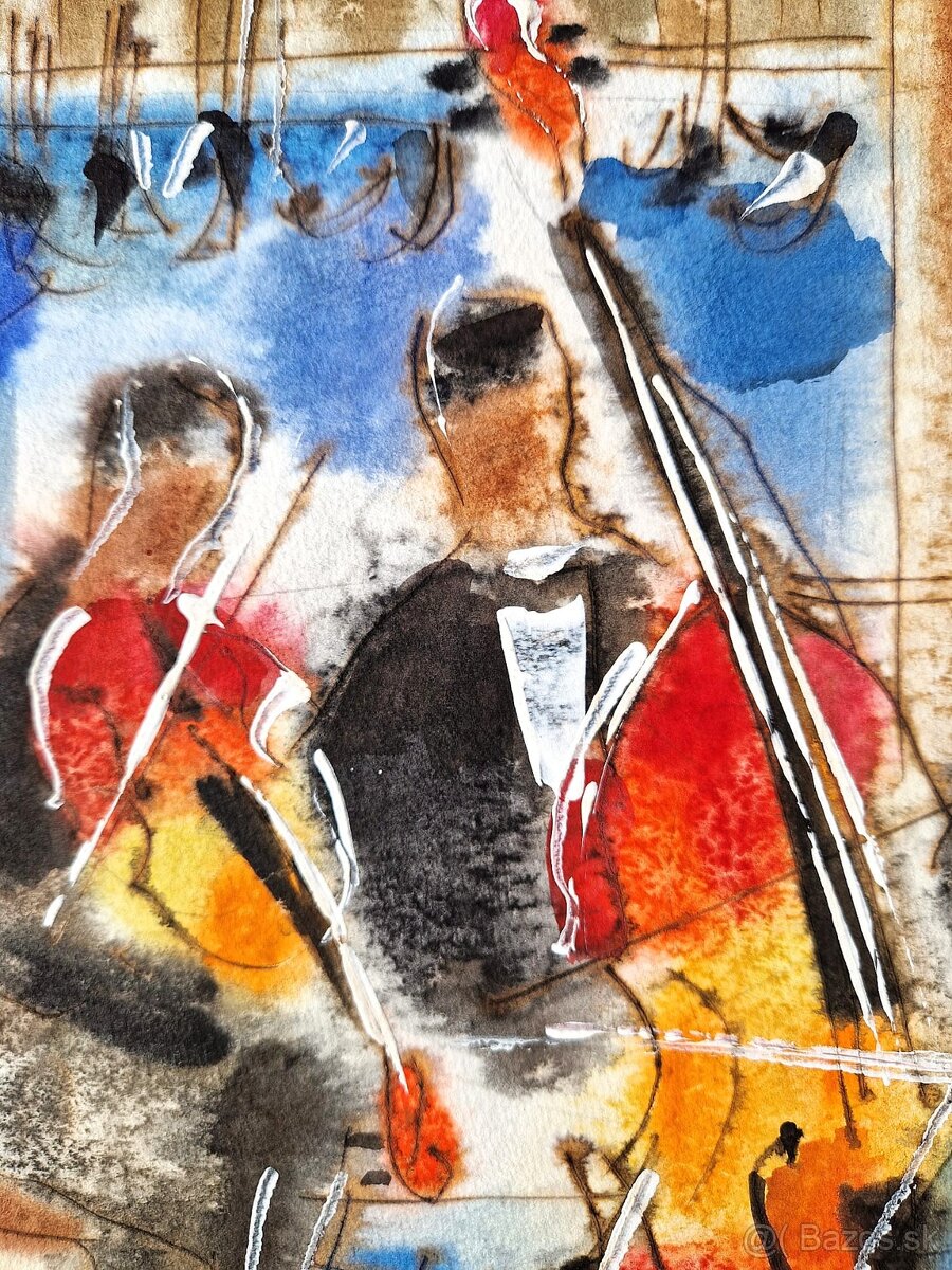 Michael Rosenwein - Koncert c mol (Akvarel), figurativne um. - 4