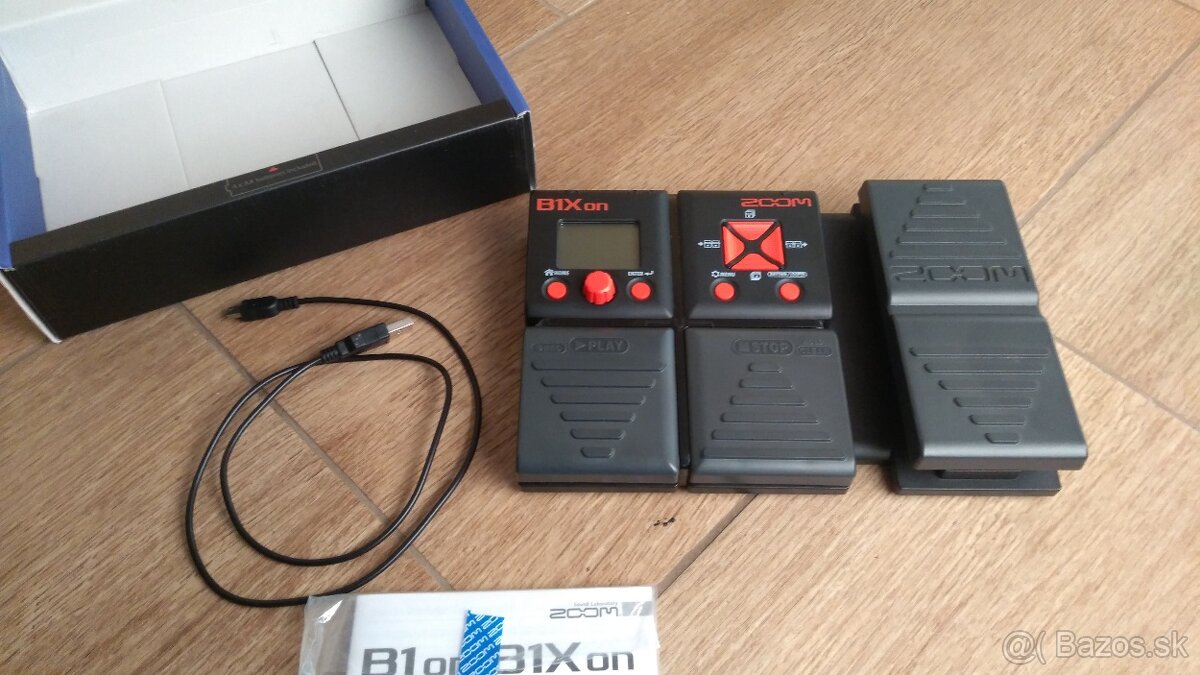 Predám modelovací zosilňovač - multiefekt Zoom B1Xon - 4
