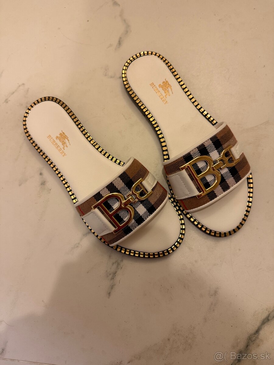 Šľapky Burberry - 4