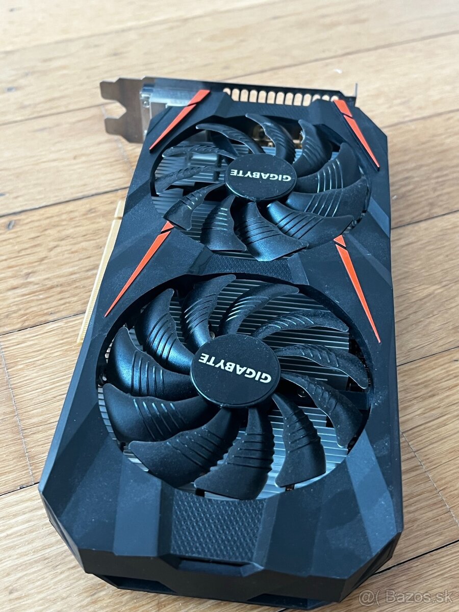 Grafická karta Gigabyte GTX 1060 3GB Windforce - 4