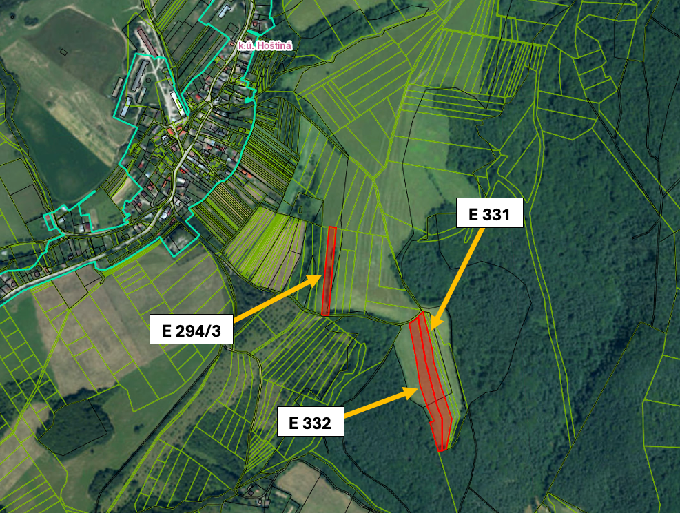 Hoštiná – 20.700 m2 ORNÁ PÔDA a LES pri Púchove - 4