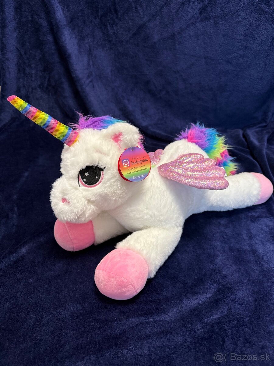 Jednorožec plyšová hračka 53cm dĺžka - 4