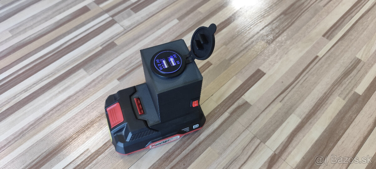 USB nabíjací adapter na batériu parkside - 4