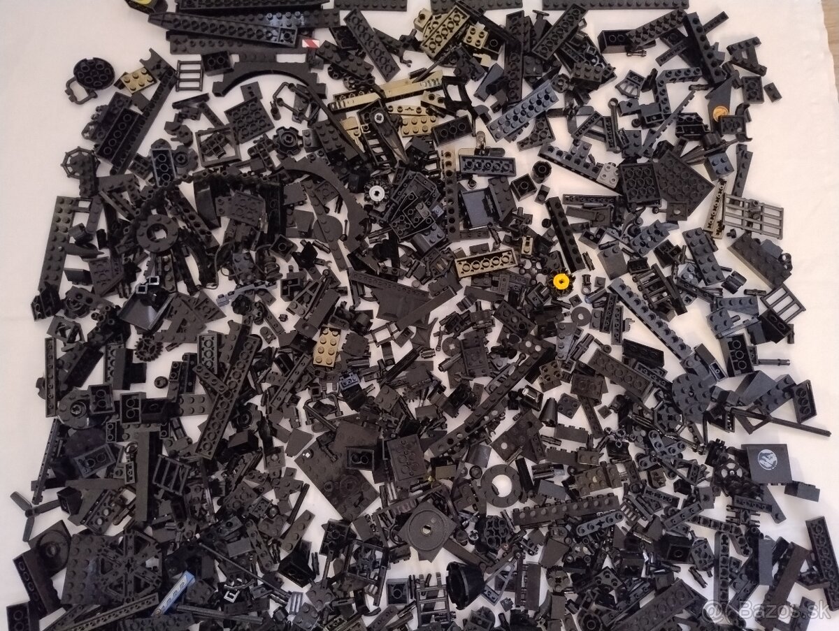 Lego diely čierna - 1,23kg - 4