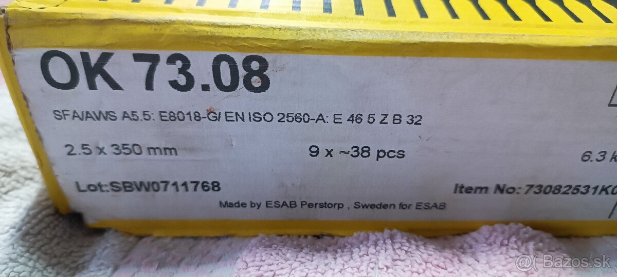 Predám elektródy ESAB VACPAC - 4