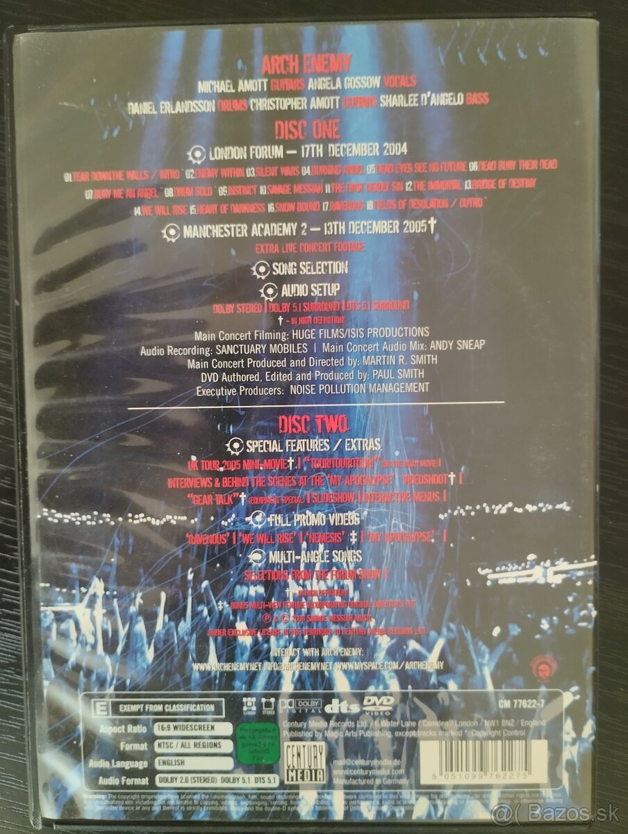 Hudobné DVD Arch Enemy - Live Apocalypse - 4
