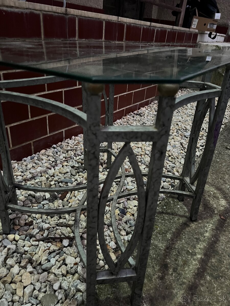 Sklenený stolík - 4