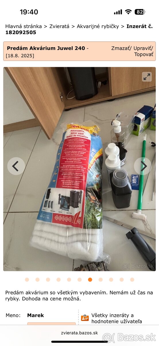 Predám akvárium Juwel 240l - 4