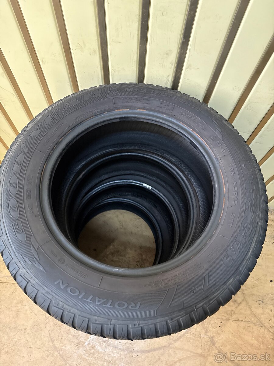 Zimné pneu 195/65R15 viem aj prezuť - 4