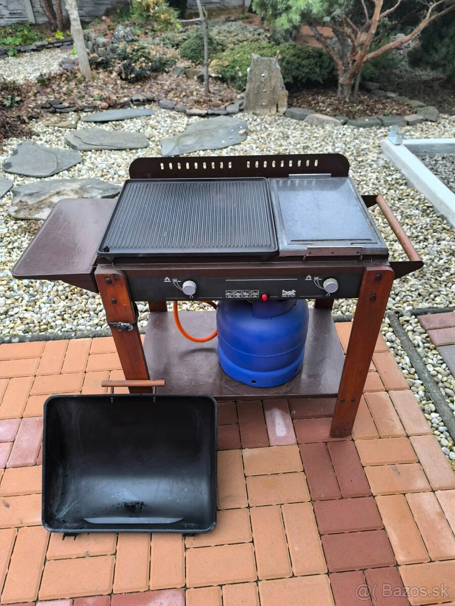 záhradný gril- liatinová platňa - 4