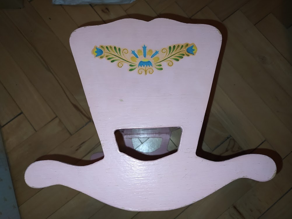 Retro kolíska pre bábiky - 4