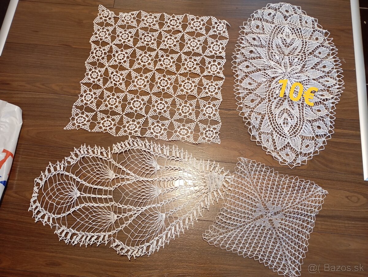 Háčkované dečky, obrusy - 4