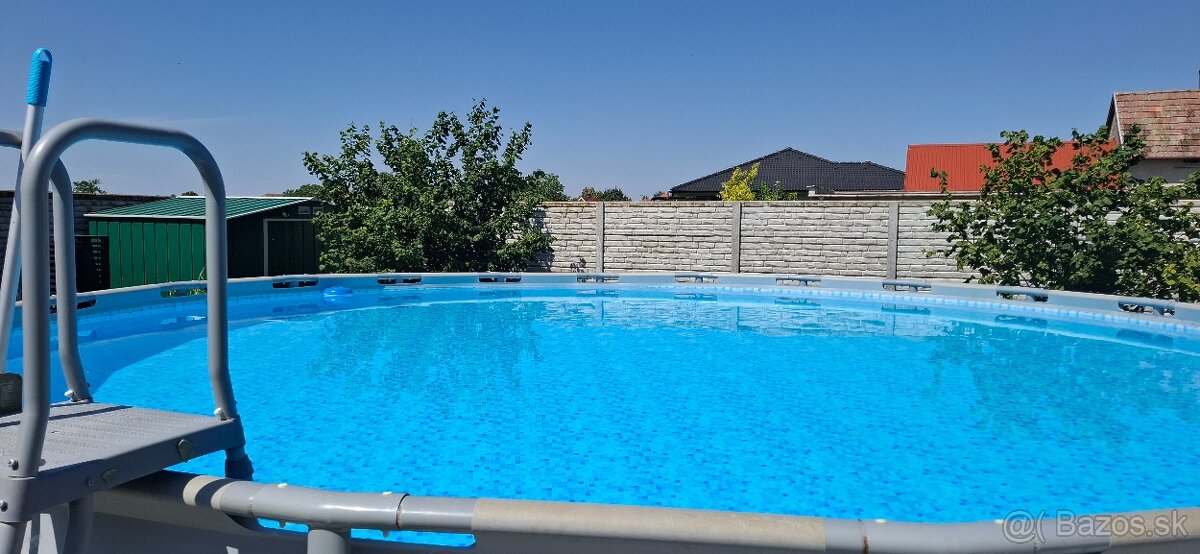 Veľký okrúhly rámový bazén - 4