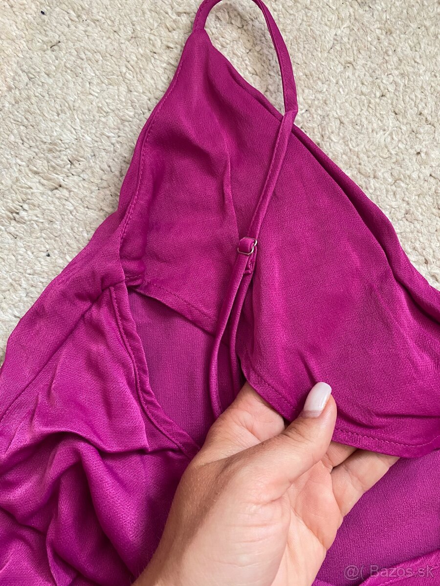 Magenta top na ramienka - 4