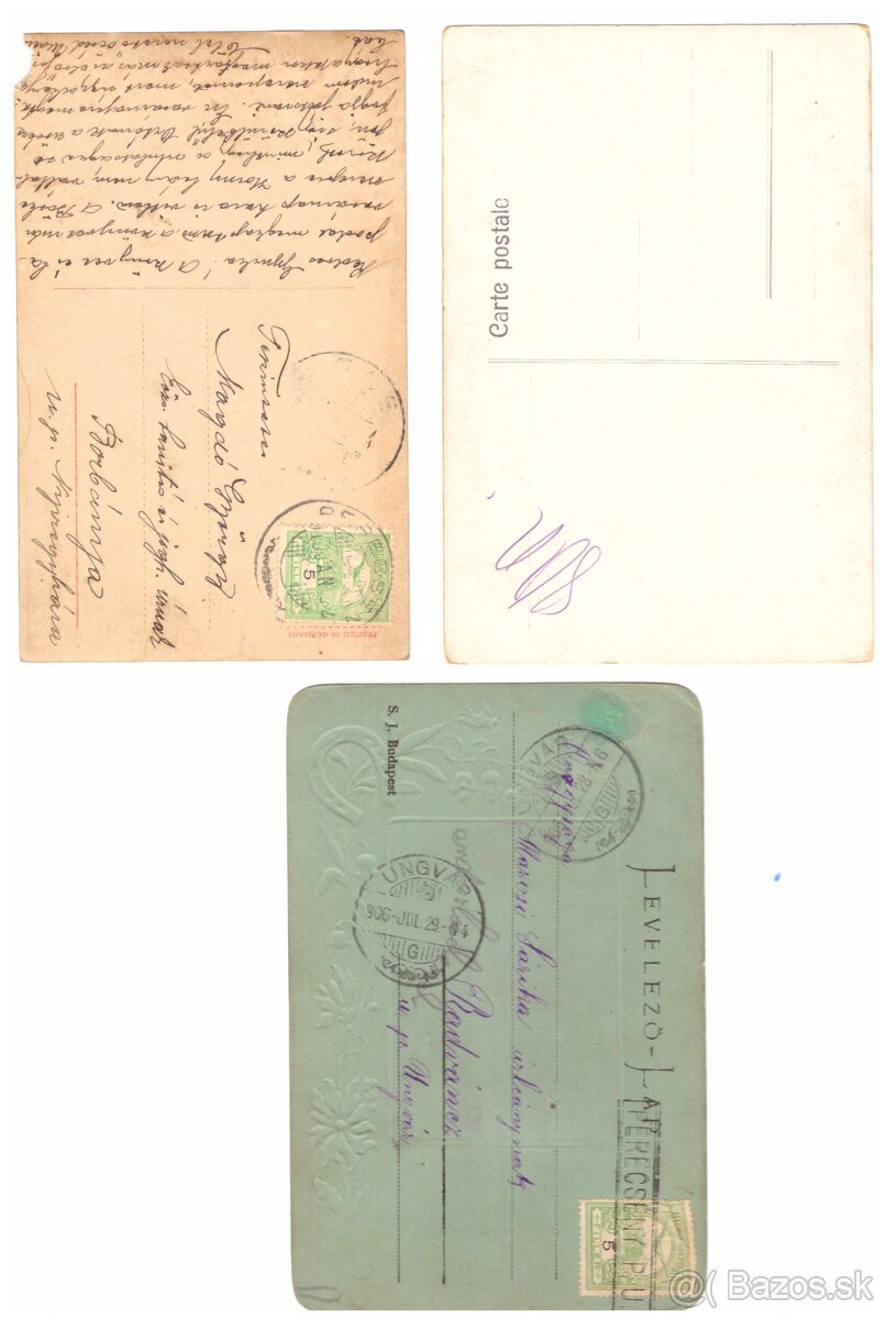 Staré pohľadnice portréty - 4