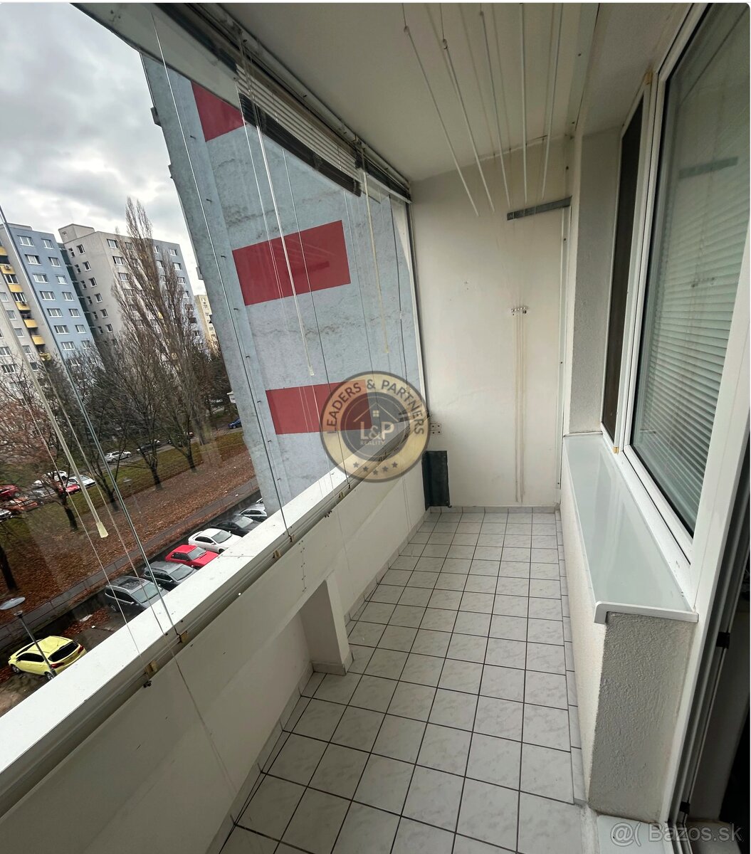 L&P | Prenájom garzónky s loggiou – Rovniankova,Petržalka - 4