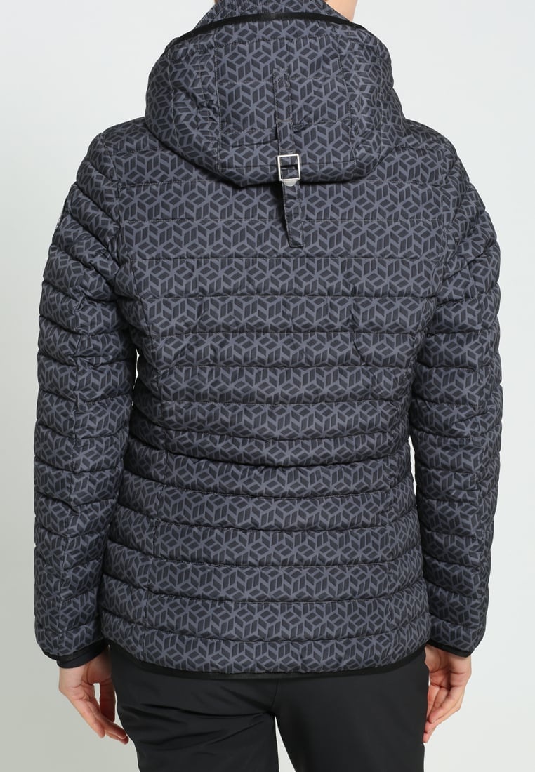 nová sivo-čierna dámska bunda Napapijri veľ. 40 - 4