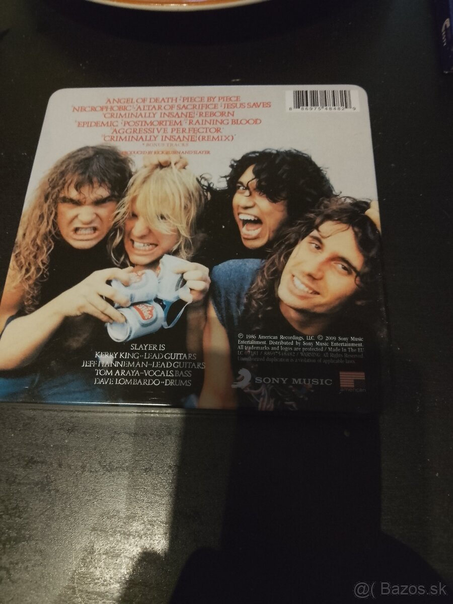 Predám CD-Slayer-Reign in Blood - 4