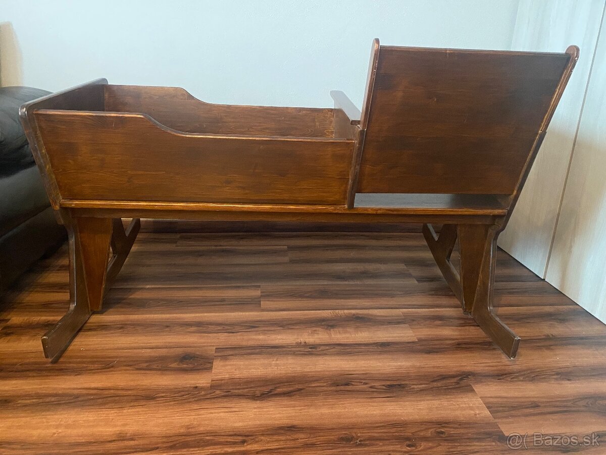 Predám kolísku drevená kolíska - 4