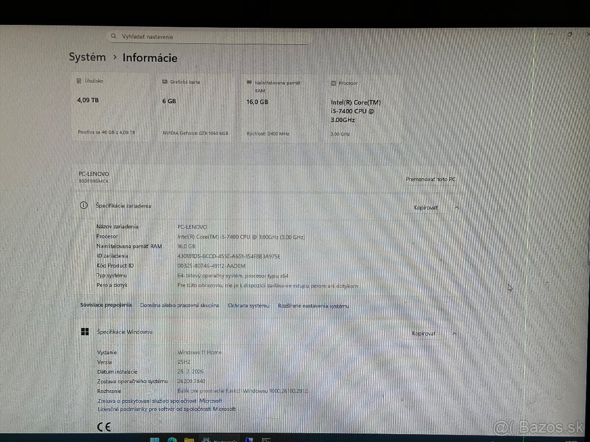 Herny PC Lenovo IdeaCentre Y700-34ISH - 4