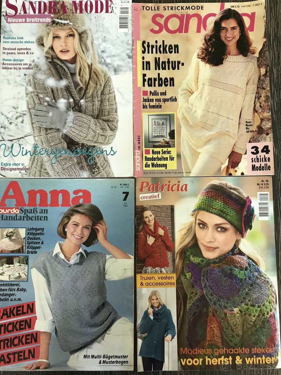 Časopisy a návody na pletenie/ štrikovanie - 4