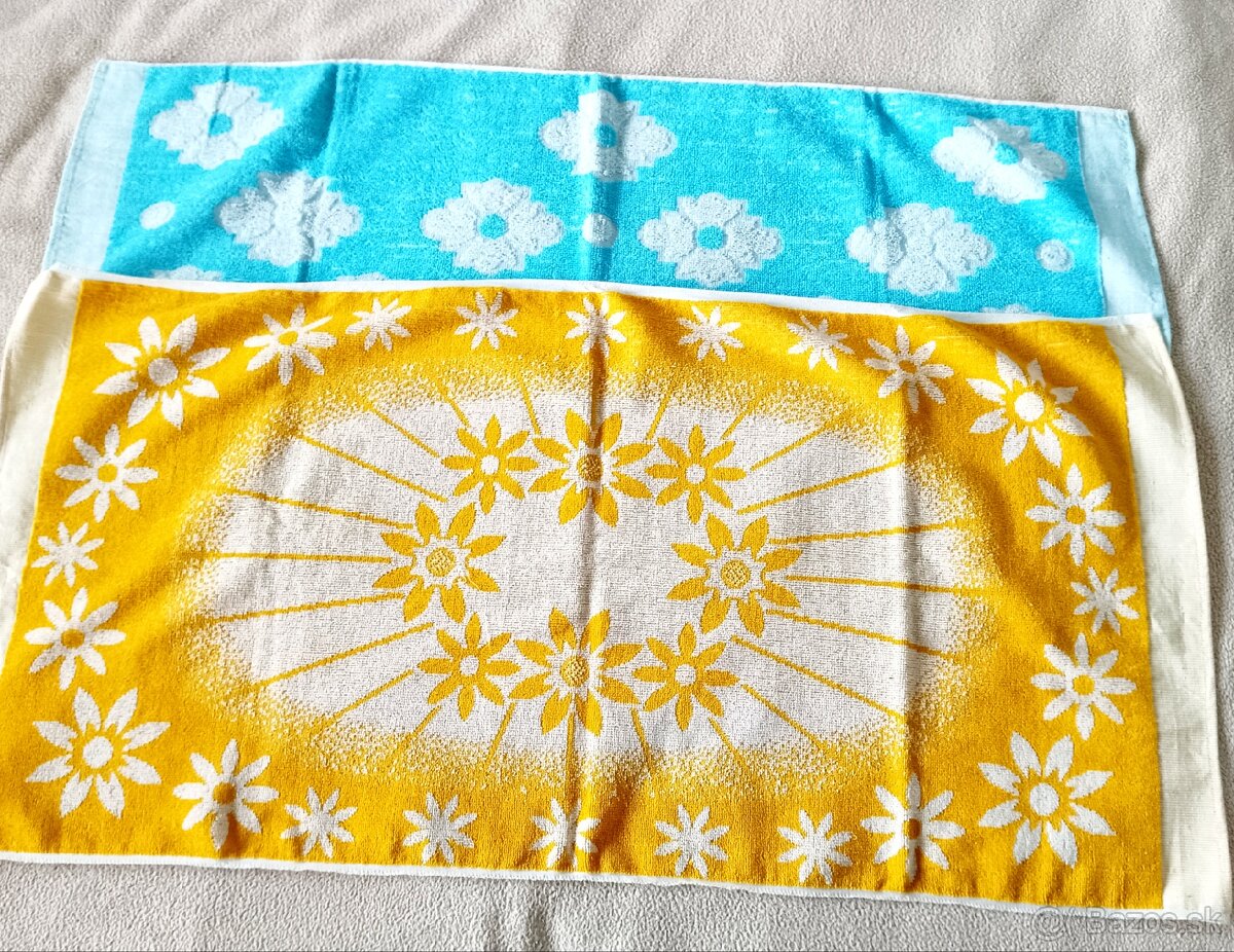 Nepoužité farebné froté uteráky - 3 € / kus - 4