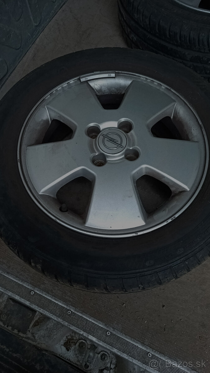 Elektrony letna sada Opel 4x100 R15 6j ET49 - 4