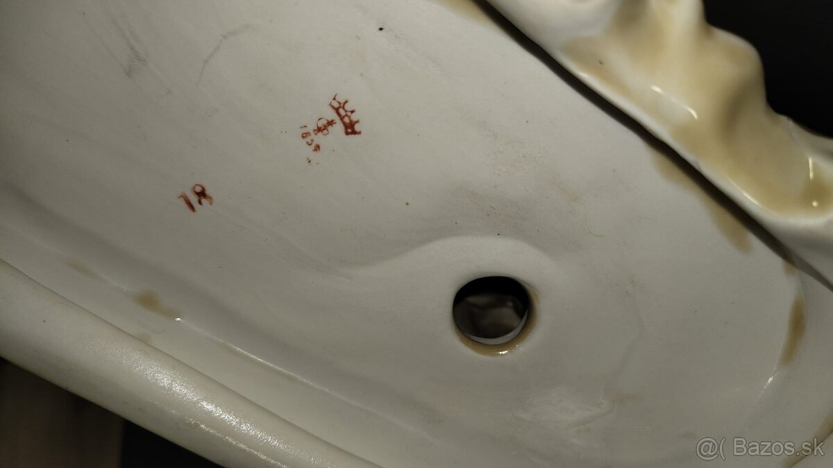 Porcelánový záprah s kočom. - 4