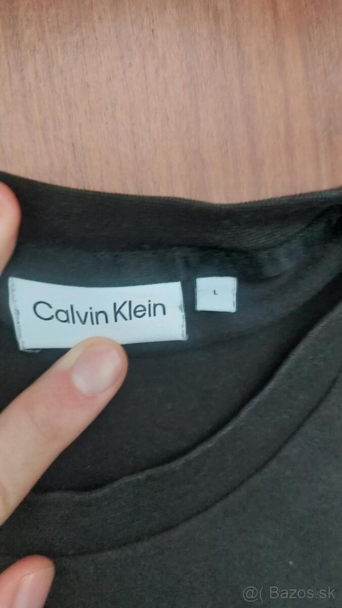 Tričko Calvin Klein čierne (L) - 4