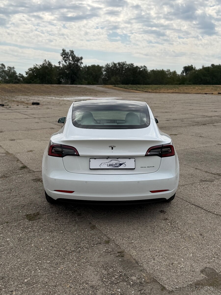 🚗 Tesla Model 3 Long Range AWD 366kW, Biely interiér Ťažné - 4